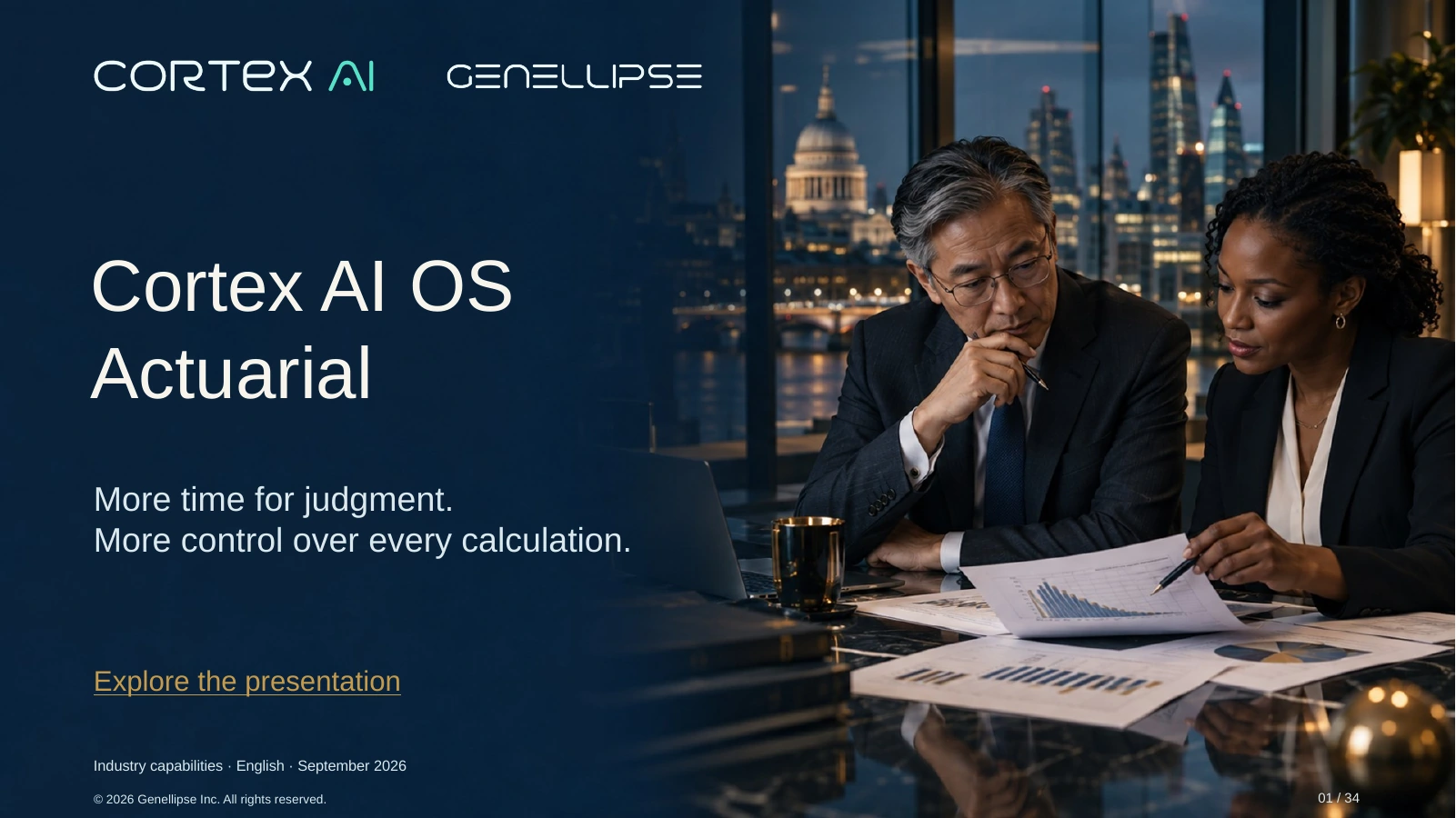 Actuarial presentation cover