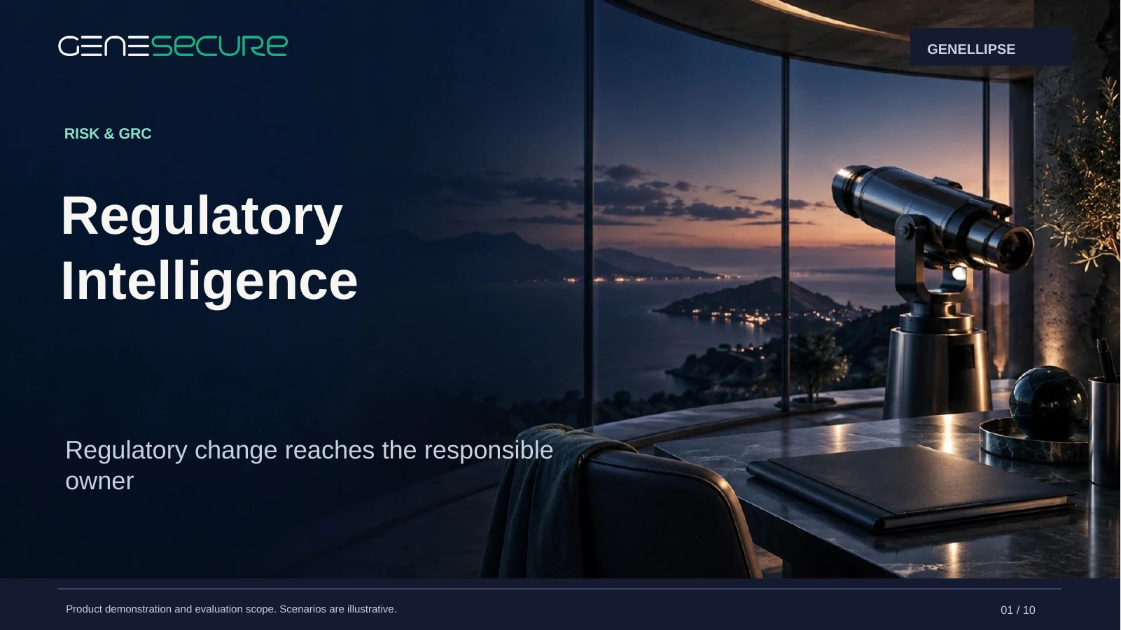 Regulatory Intelligence presentation cover