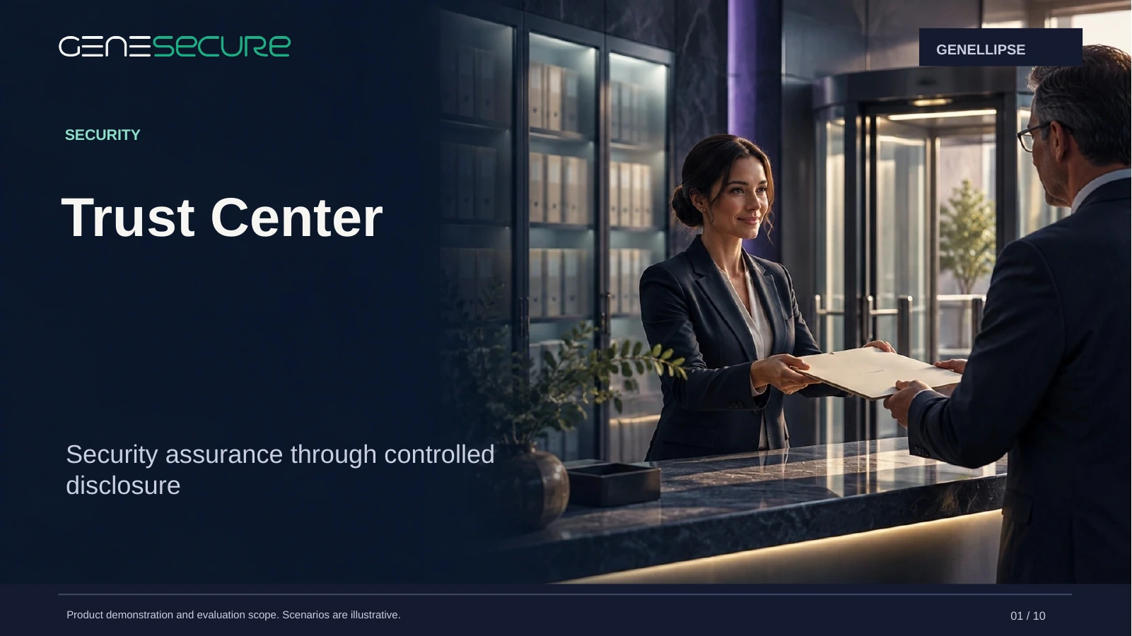 Trust Center presentation cover